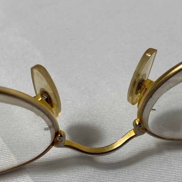Martine Sitbon Eyeglasses FRAMES ONLY Gold Tone Filigree Detail 6548 48-19 140 - Picture 5 of 11